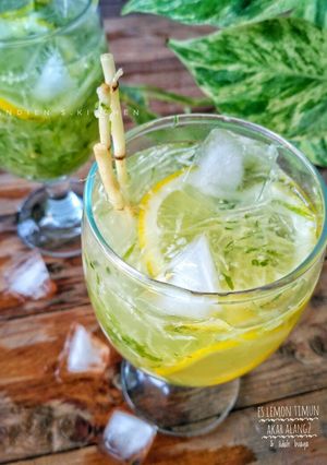 Foto resep Es lemon timun lidah buaya & akar alang²