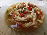Tumis jamur cabai merah