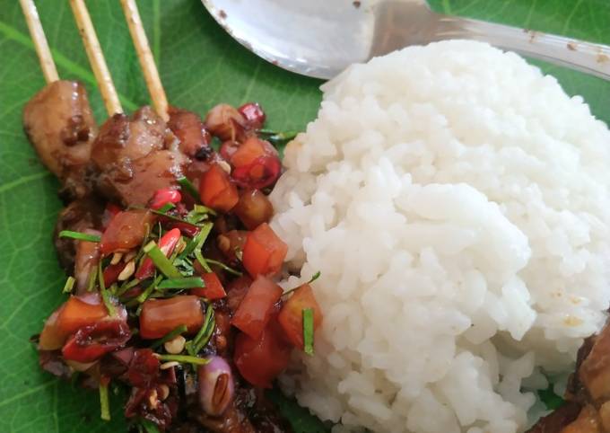 Cara Gampang mengolah Sate Ayam Bumbu Kecap, Bikin Ngiler