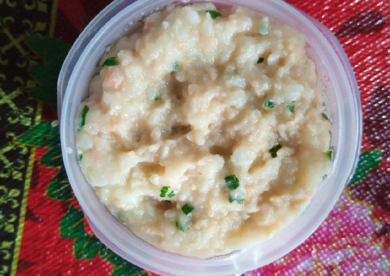 Mpasi Udang Tempe Pokcoy