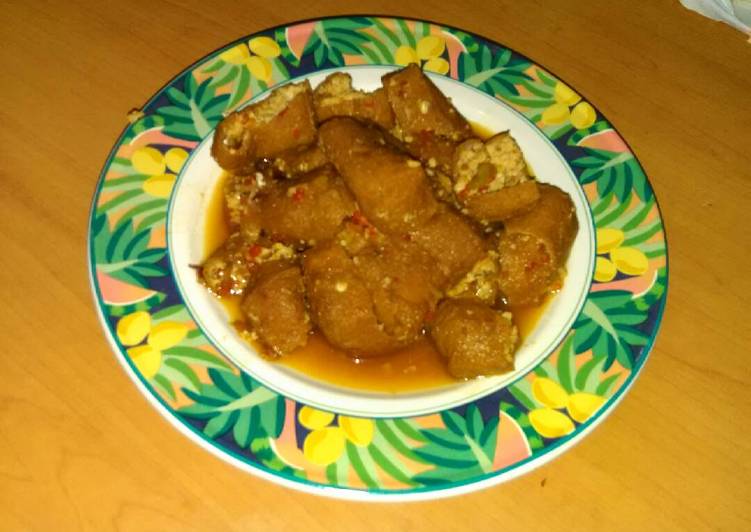 Tahu Gejrot Endes (Enak dan Pedes)