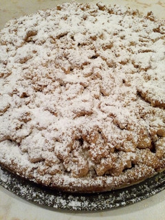 Foto di Crostata sbriciolata integrale con ricotta e confettura 🍒
