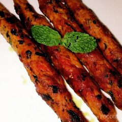 A picture of Chicken Seekh Kabab - Pan-fried.