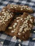 Barritas integrales de canela con avena
