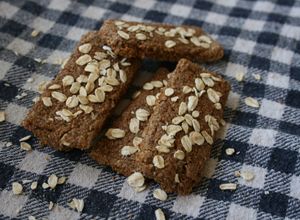 Una foto de Barritas integrales de canela con avena