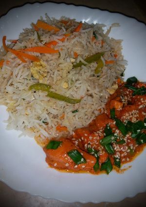 A picture of Dragon chicken in easy way....#eidkay pakan.