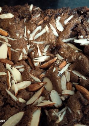 A picture of Oats jaggery cake.