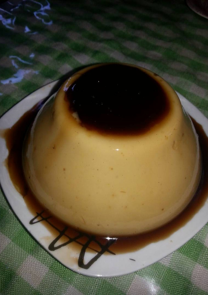 Una foto de Flan de huevos