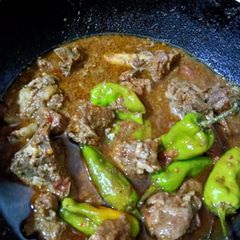 A picture of Shenwari mutton karhai.