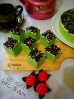 Foto resep Bolu pandan kukus ekonomis