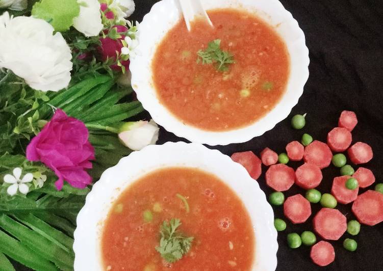 Easiest Way to Make Recipe of Carrot tomato soup