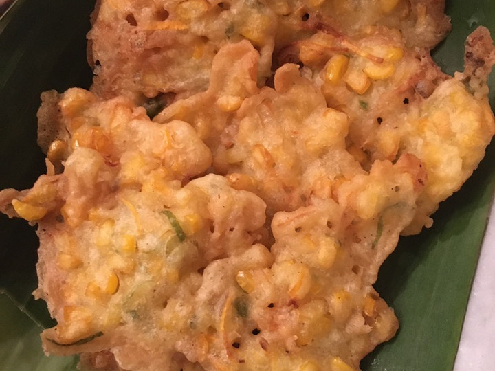 Resep Bakwan jagung kriuk, Enak