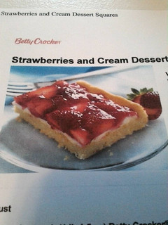 A picture of Strawberries & Cream Dessert Squares.