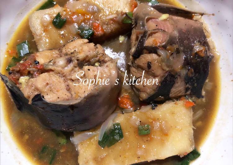 Award-winning Cat fish and yam pepper soup