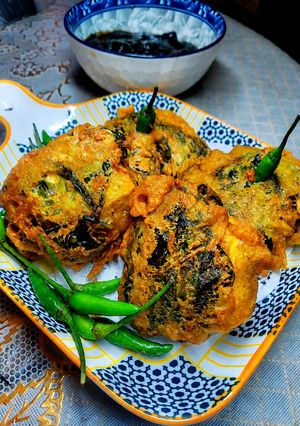 Foto resep Tahu Dasi (Daun Singkong)