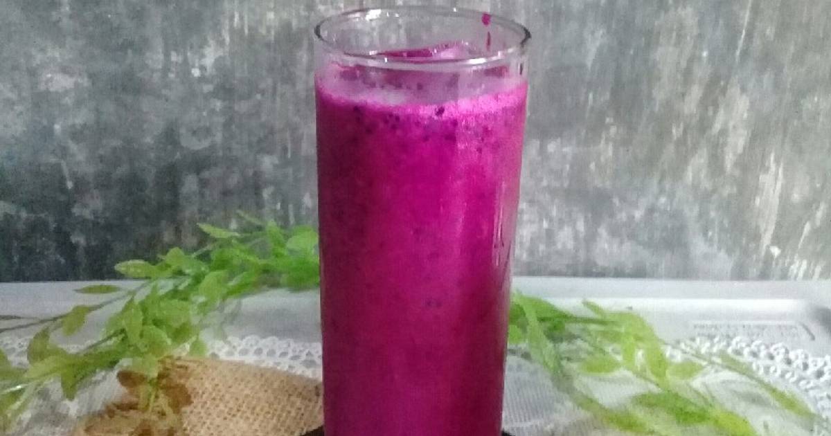 Resep Jus Buah Naga Oleh Farida Sulthan 🇮🇩 Ig Malika02782 Cookpad 1605