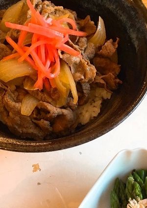 A picture of Easy Gyudon, Beef Bowl - Japanese.