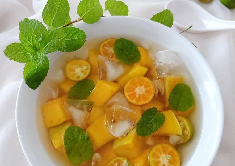 Bagaimana Membuat Es Mangga Lemon Cui yang Bisa Manjain Lidah