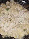 Tallarines con crema 🍜