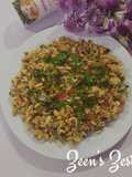 Diet Bhel with Moong Sprouts