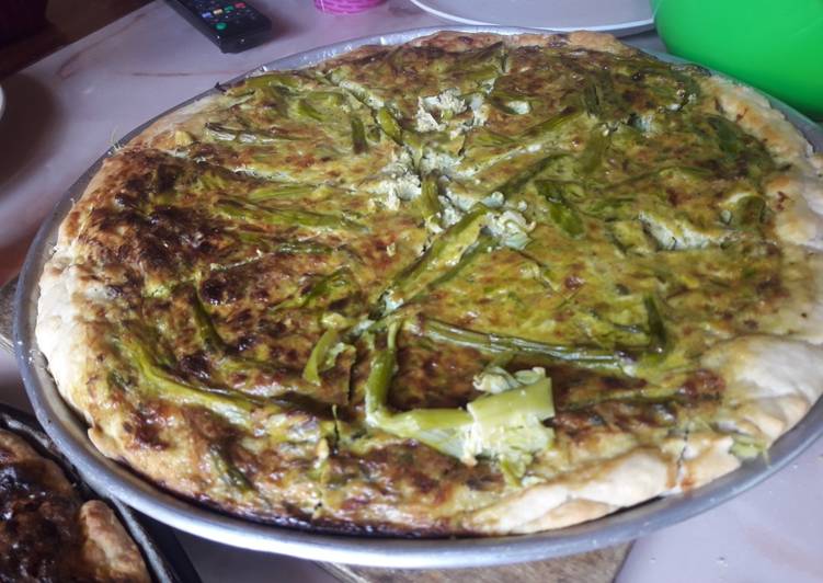 Tarta de espárragos