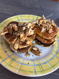 Φωτογραφία της συνταγής Pancakes με μπανάνα και βρώμη