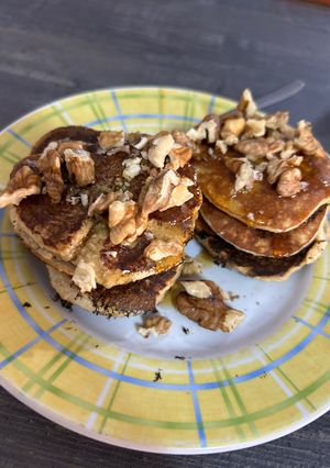 Φωτογραφία της συνταγής Pancakes με μπανάνα και βρώμη