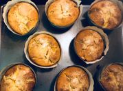 A picture of peach cake