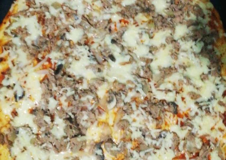 Cara Gampang Membuat Pizza Tuna Teflon Anti Gagal
