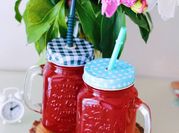 A picture of raspberry jelly