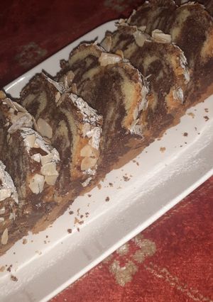 صورة لوصفة كيك رخامي 🍞🍞🍫🍫
