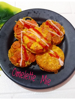 Foto resep Omelette Mie