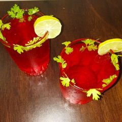 A picture of Rose lemon refreshing drink.
