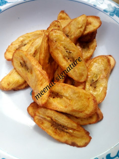 Fried plantain ainihin hoton girkin