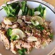 🧑🏽🍳🧑🏼🍳 Thai Salad • Spicy Garlic Lime Pork Recipes • Moo Manao |ThaiChef food