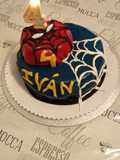 Tarta de cumpleaños "Spiderman"