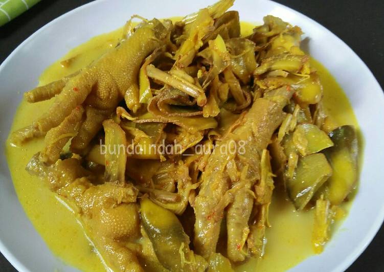 Cara mudah mengolah Gulai Jantung Pisang, Enak