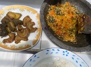 Gambar daging babat goreng