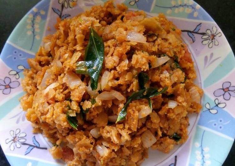 How to Prepare Delicious Leftover roti poha