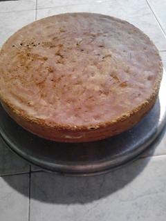 Una foto de Torta de chocolate con pasas