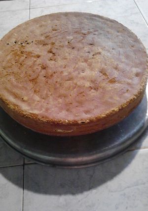Una foto de Torta de chocolate con pasas