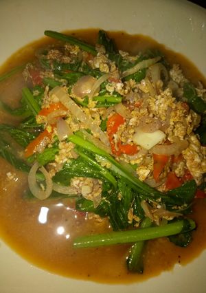 Foto resep Orakarik Sawi Telur