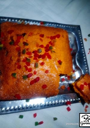 A picture of Orange cake.