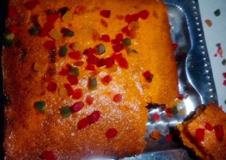 Steps to Prepare Super Quick Homemade Orange cake