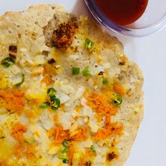 A picture of Oats Uttapam.