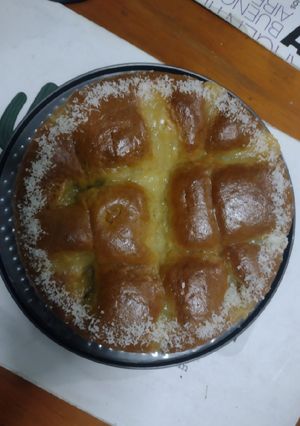 Una foto de 🌸 Torta matera con crema pastelera 🌸