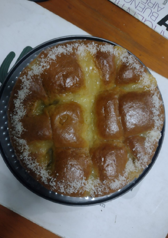 Una foto de 🌸 Torta matera con crema pastelera 🌸