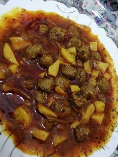 عکسی از دستور کوفته ساده