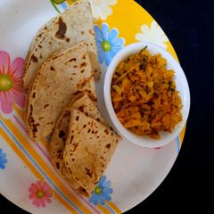 A picture of PattaGobi ki sabji.