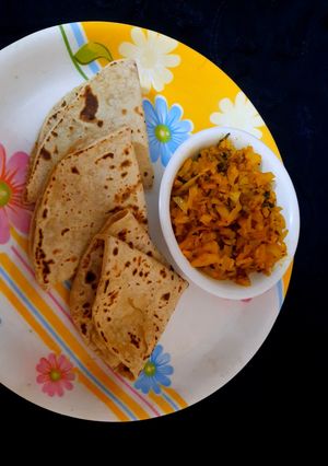 A picture of PattaGobi ki sabji.